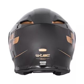 Мото каска W-TEC Venero - Glossy Black-Neon Yellow
