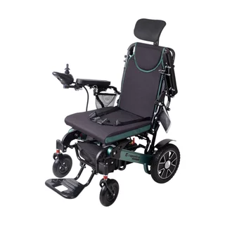 Електрическа инвалидна количка inSPORTline Hawkie Evo II с регулируема облегалка 700W﻿ - сребрист