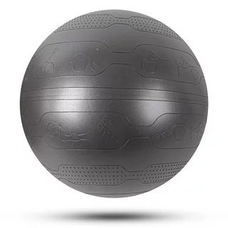 Гимнастическа топка inSPORTline Stretch Ball 65 см - черен