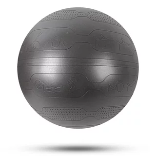 Гимнастическа топка inSPORTline Stretch Ball 55 см - черен