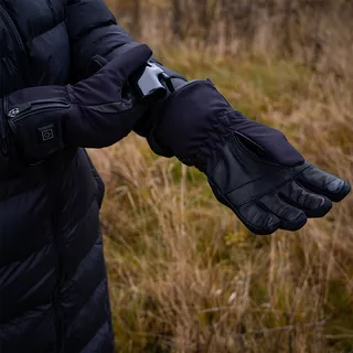 Мото/вело ръкавици с подгряване W-TEC HEATnoir - черен
