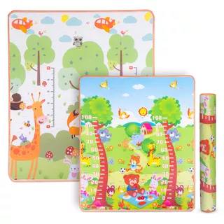 Детско килимче за игра inSPORTline Lhotino 150x180x1,5 см - жираф/дърво