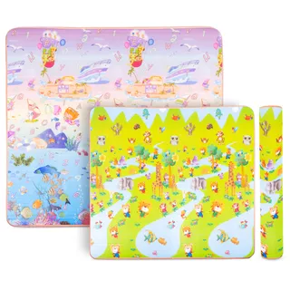 Детско килимче за игра inSPORTline Lhotino 200x180x1,5 см - река/океан