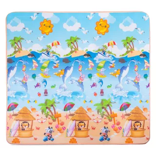 Детско килимче за игра inSPORTline Lhotino 200x180x1,5 см - река/океан