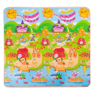 Детско килимче за игра inSPORTline Lhotino 200x180x1,5 см - река/океан