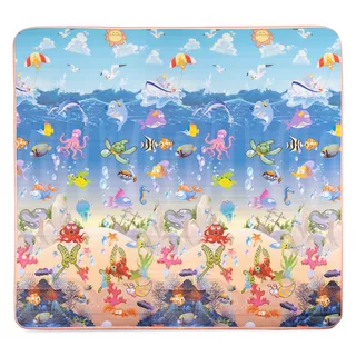 Детско килимче за игра inSPORTline Lhotino 200x180x1,5 см - река/океан