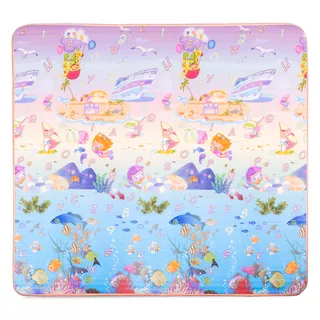 Детско килимче за игра inSPORTline Lhotino 200x180x1,5 см - река/океан
