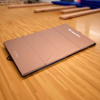 Сгъваема постелка за гимнастика inSPORTline Kvadfold 200x120x5 см - червен