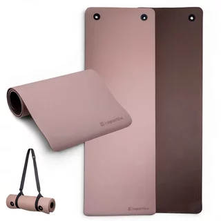 Постелка за упражнения inSPORTline Kikami 180 × 61 × 0,8 см - bamboo beige-hnědá