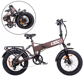 Електрически велосипед fat bike inSPORTline ISL Baxom 840Wh 20" - Deep Coffee