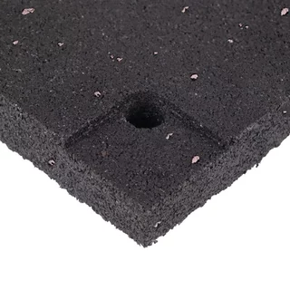 Скосен елемент за фитнес настилки Proteko Plus Dot 50x15x2 см - 1 брой