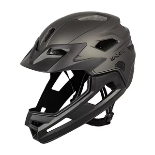 Детска каска за спускане W-TEC Estreito - Matt Metal
