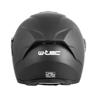 Мото каска W-TEC Benidor - бял гланц