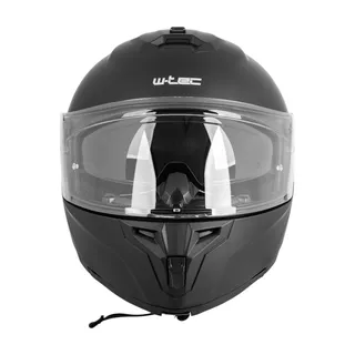 Мото каска W-TEC Benidor - бял гланц