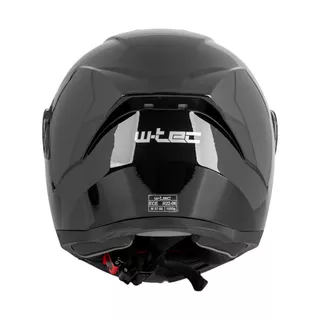 Мото каска W-TEC Benidor - бял гланц
