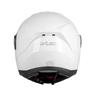 Мото каска W-TEC Benidor - бял гланц