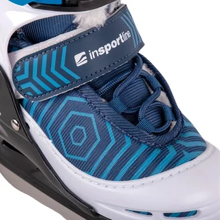 Детски кънки за лед inSPORTline Izaky Pro с подплата, Син
