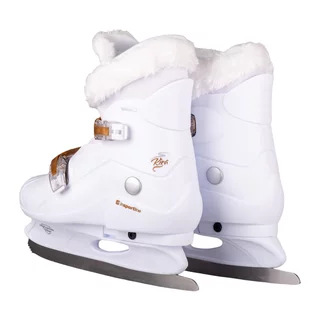 Кънки за лед inSPORTline Kira Pro с подплата, Бял