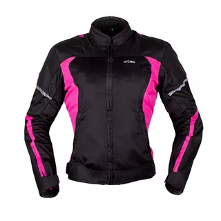 Дамско лятно мото яке W-TEC Martix Lady - черно-розов