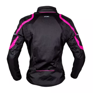 Дамско лятно мото яке W-TEC Martix Lady - черно-розов