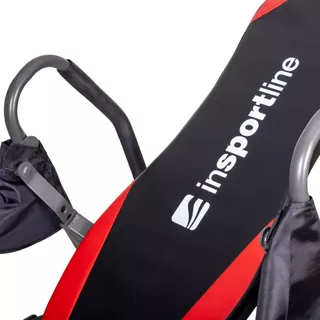 Инверсна лежанка inSPORTline Verge - черно и червено