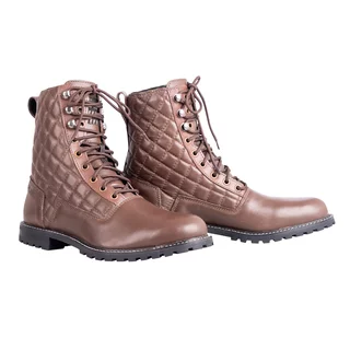 Дамски мото боти W-TEC Leocia Brown - кафяв