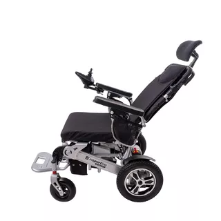 Електрическа инвалидна количка inSPORTline Hawkie Evo II с регулируема облегалка 700W﻿ - сребрист