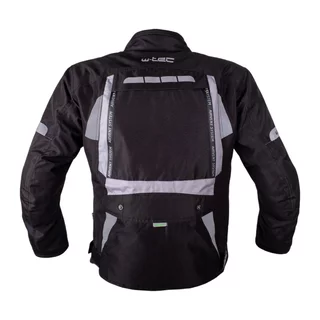 Мъжко мото яке W-TEC Gelnair EVO - Неоново черен