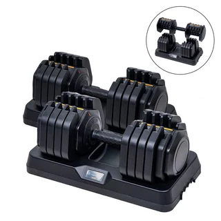 Комплект регулируеми дъмбели inSPORTline DuraBell® 2x 5-41 кг