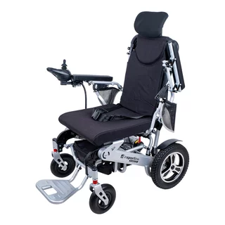 Електрическа инвалидна количка inSPORTline Hawkie Evo II с регулируема облегалка 700W﻿ - сребрист