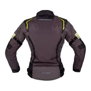 Дамско лятно мото яке W-TEC Jelsa - Сив-Жълт - šedá-fluo