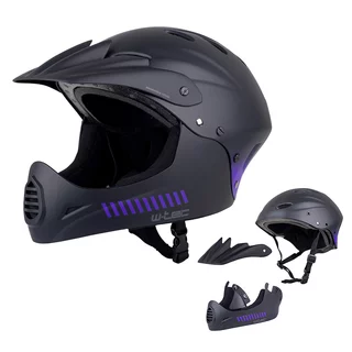 Каска Downhill W-TEC Campanero Noir Violet