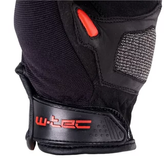 Мото ръкавици W-TEC Valelungo – черно-червени - черно и червено