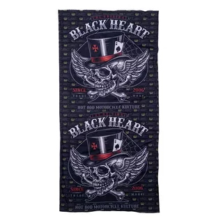 Многофункционална кърпа за врат W-TEC Black Heart Scarfest