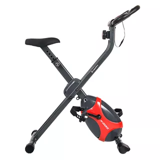 Сгъваем велоергометър inSPORTline Xbike - черен