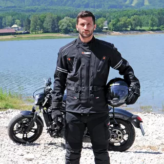 Мото панталон Softshell W-TEC Erkalis - черен