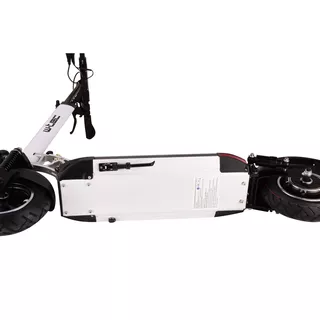 Електрическа тротинетка W-TEC Tenmark II със седалка и чанта - бяло