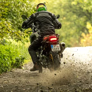 Мото панталон Softshell W-TEC Erkalis - черен