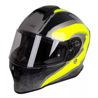 Мото каска W-TEC Integra Graphic - черно-бяло