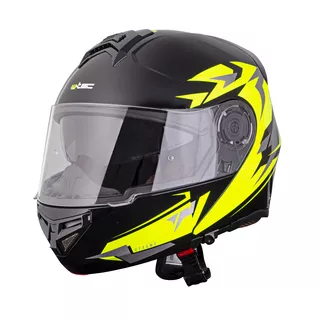 Мото каска W-TEC Vexamo PP Графика - Бяла графика