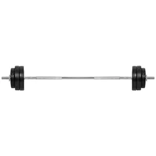 Kомплект дъмбели и лост с цимент inSPORTline BS08 3-50 kg