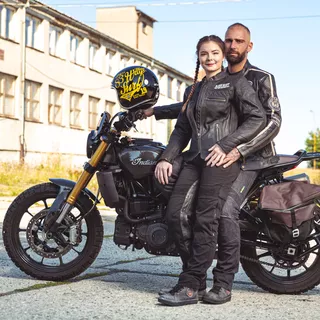 Мото каска W-TEC Café Racer - Vintage Garage
