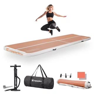 Тренировъчна постелка и помпа inSPORTline Airstunt 400x100x10 см