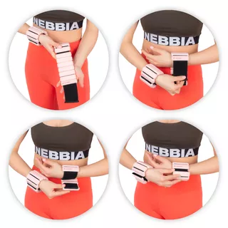 Фитнес тежести за китка/глезен inSPORTline Brace 2 x 0,5 кг - черен