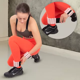 Фитнес тежести за китка/глезен inSPORTline Brace 2 x 0,5 кг - черен