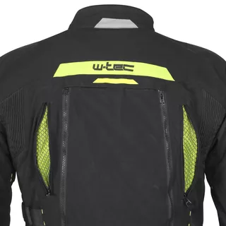 Мъжко мото яке W-TEC Aircross - черно-златисто