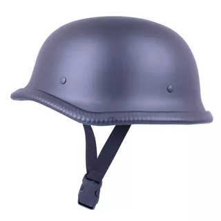 Ретро мото каска Sodager DH-001 - черен гланц