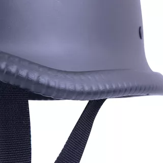 Ретро мото каска Sodager DH-001 - черен гланц