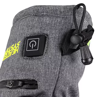 Ръкавици с подгряване W-TEC HEATtero - сиво