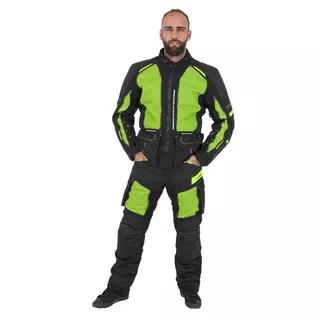 Мото панталони W-TEC Aircross - черно-жълто